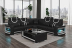Luca Modern Corner Sectional with LED Light