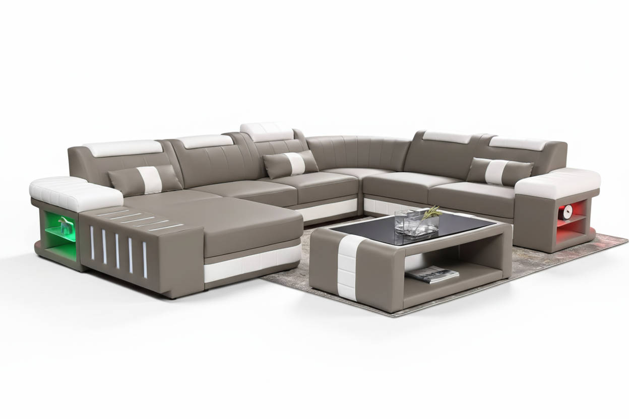 Angelas-Modern-Leather-Sectional-White-Background-Three-Quarter-Shadow