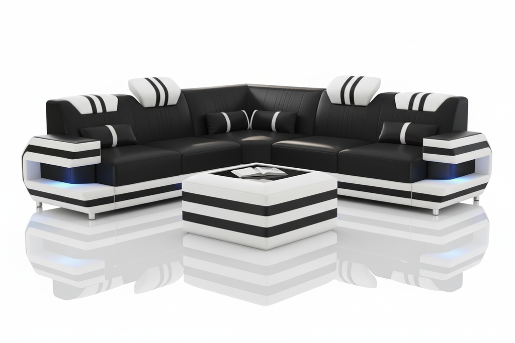 Aura Corner Sectional reflection