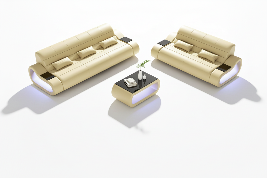 Catina Sofa Set - Blank Background without Chair